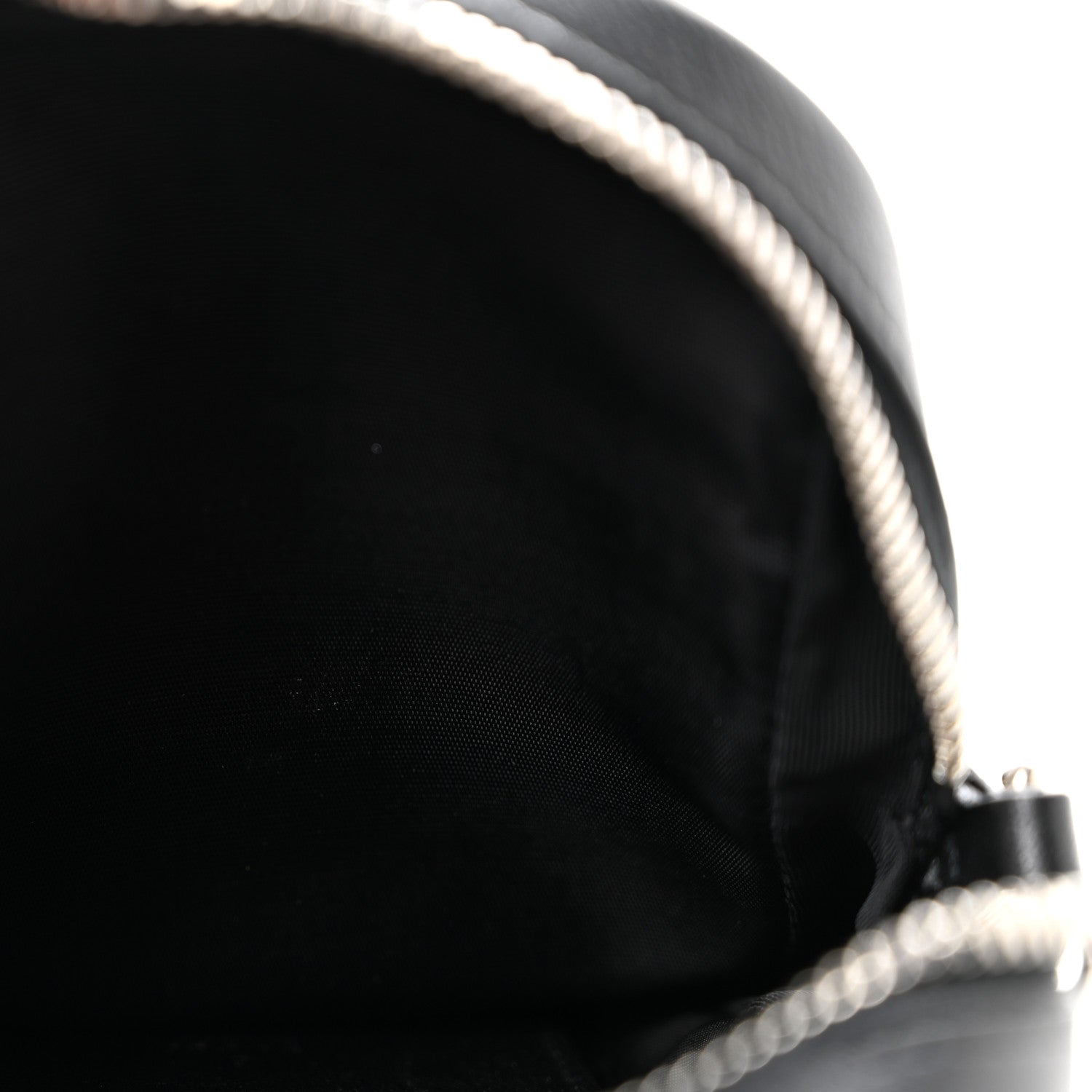 Sakai Be Green Calfskin Diagonal Stitched Mini Blondie Vertical Shoulder Bag Black