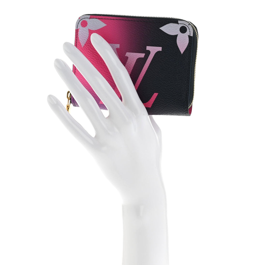 Monogram Giant Spring In The City Zippy Coin Purse Midnight Fuchsia