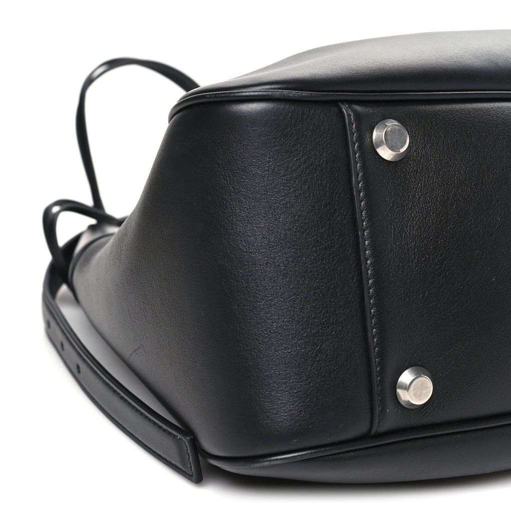Smooth Calfskin Medium Bel Air Shoulder Bag Black