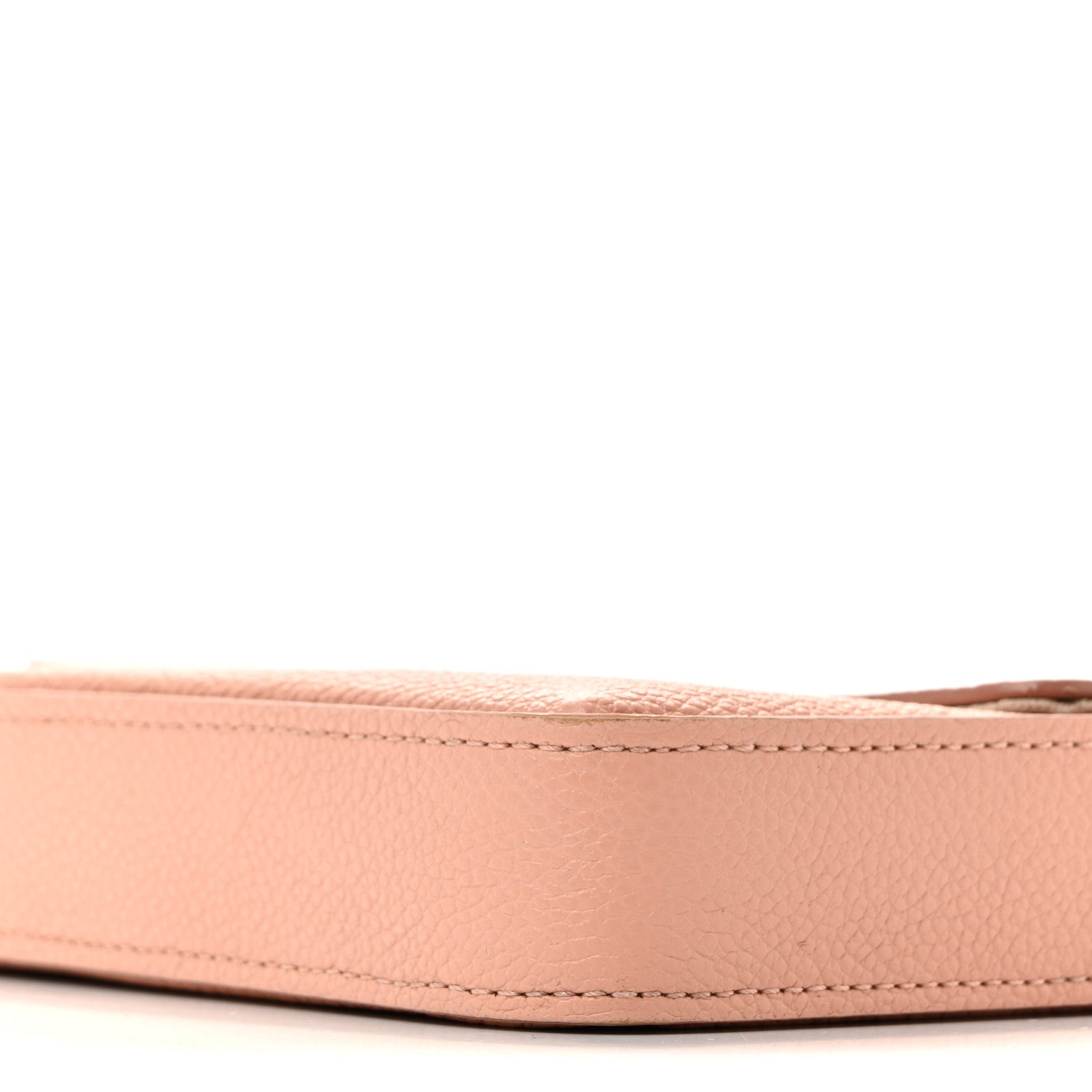Empreinte Monogram Giant Felicie Pochette Chain Wallet Rose Trianon Creme