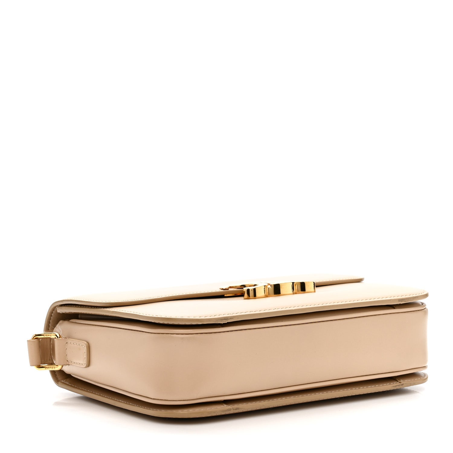 Shiny Calfskin Medium Triomphe Nude