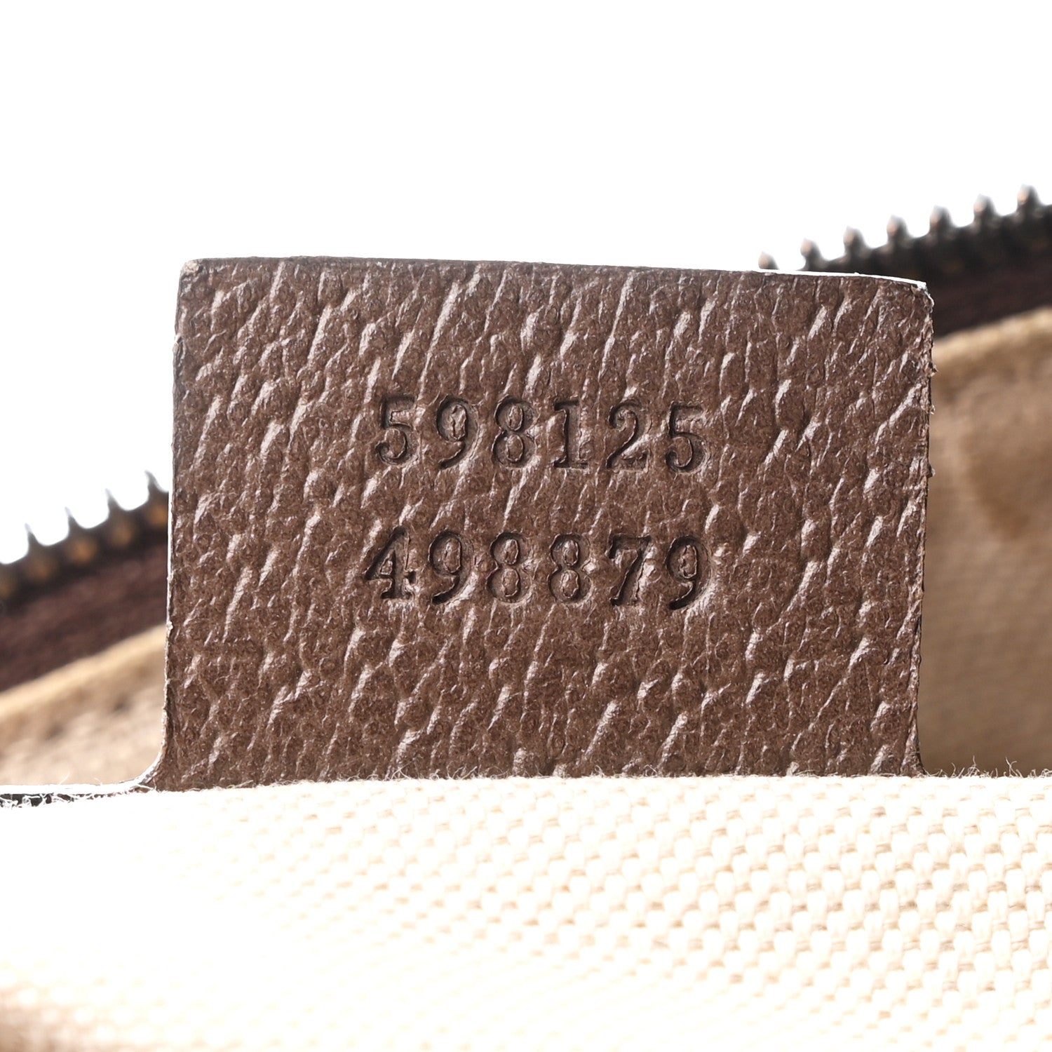 GG Supreme Monogram Web Small Ophidia Half Moon Hobo Brown