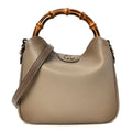 Softy Wonka Textured Dollar Calfskin Small Diana Shoulder Bag