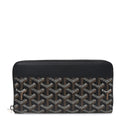 Goyardine Matignon Zip Around GM Wallet Black
