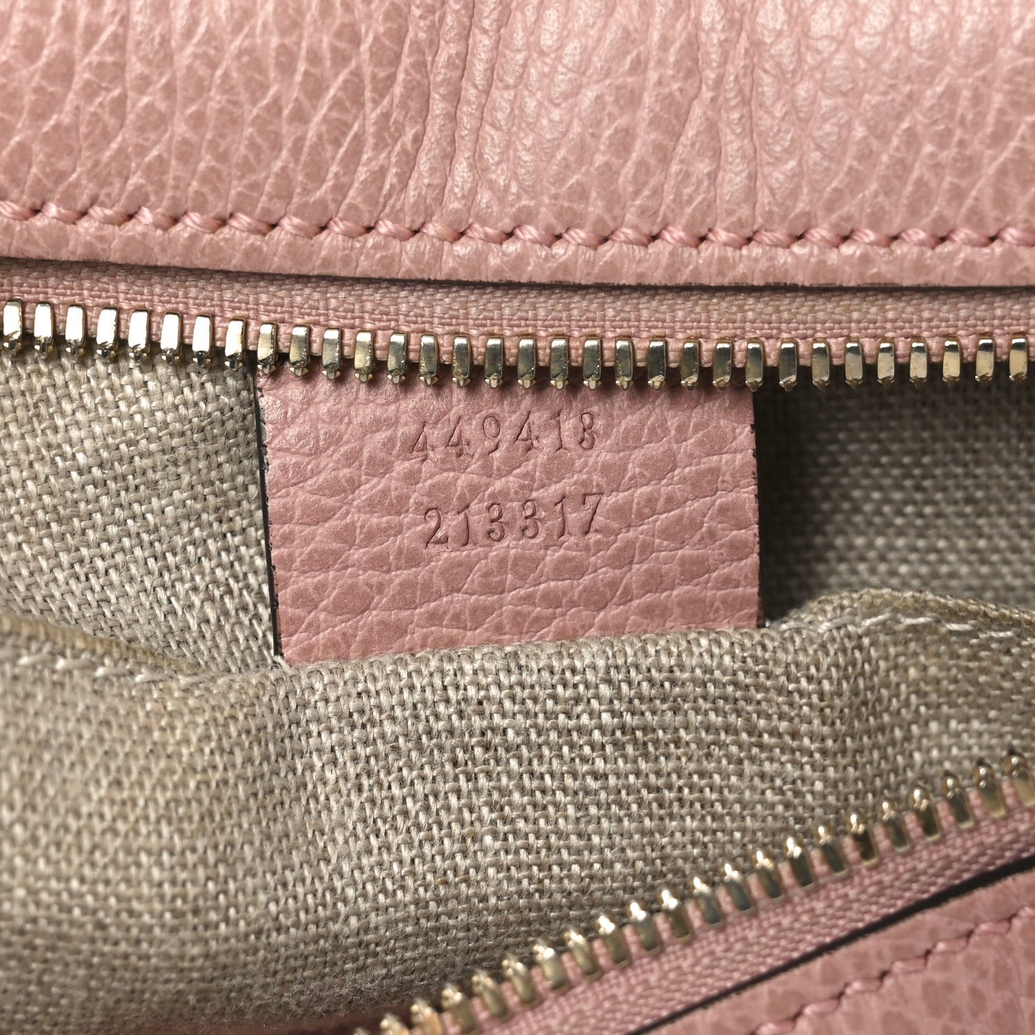 Monogram Mini Bree Messenger Bag Beige Soft Pink
