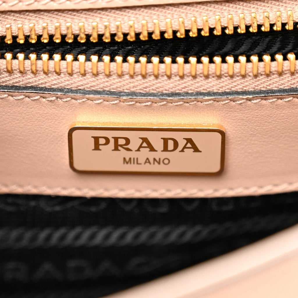 Saffiano Flap Crossbody Cipria