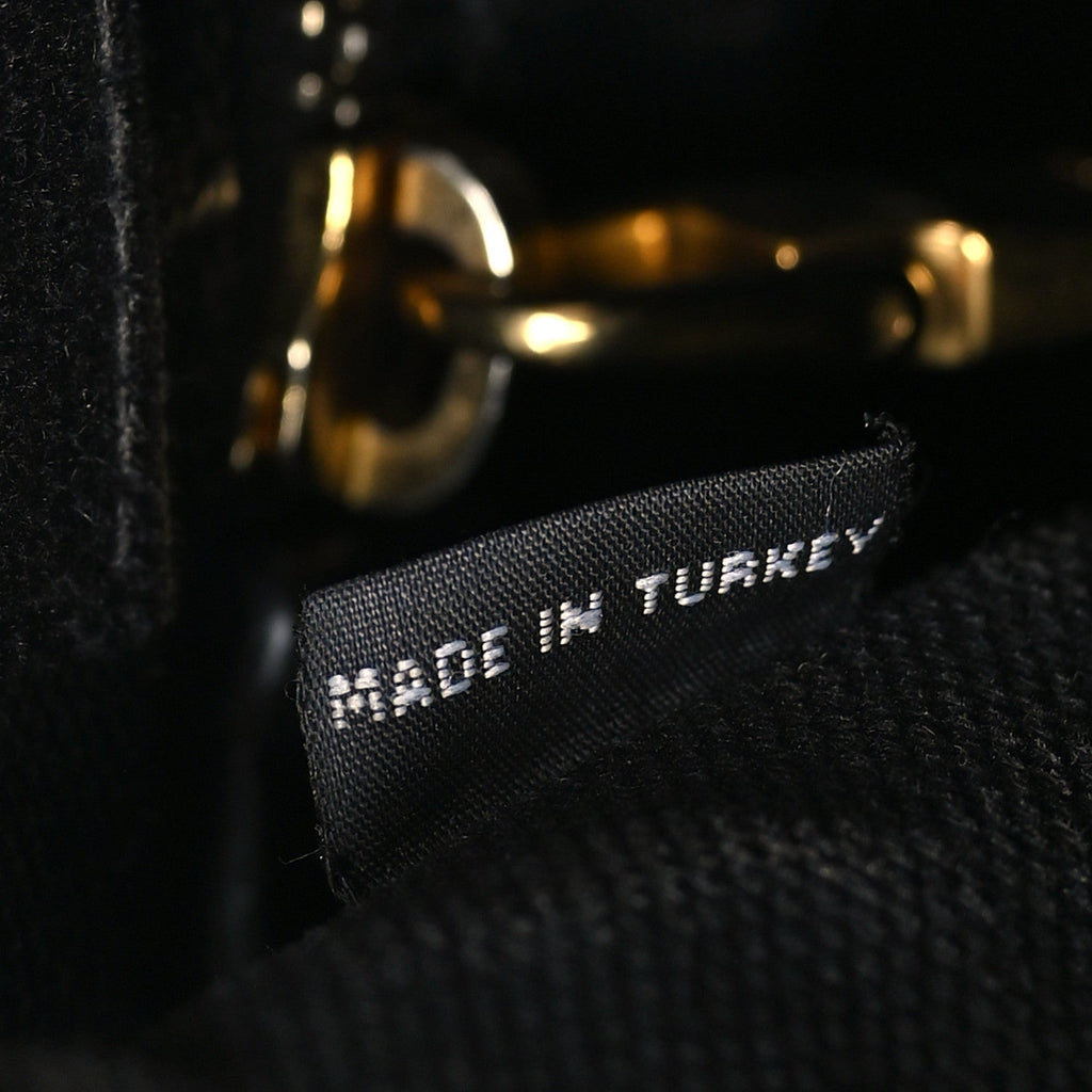 Denim Canapa Logo Tote Black