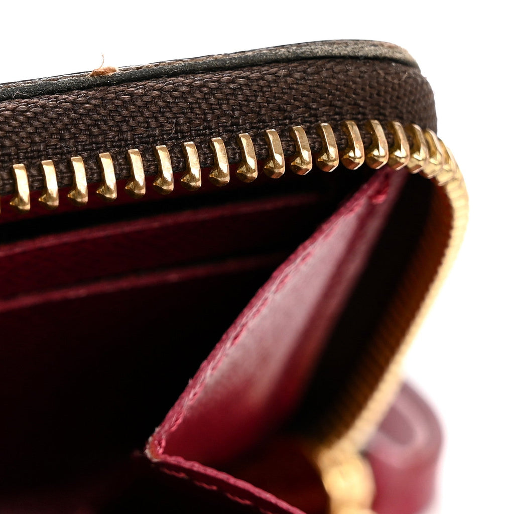 Monogram Clemence Wallet Fuchsia