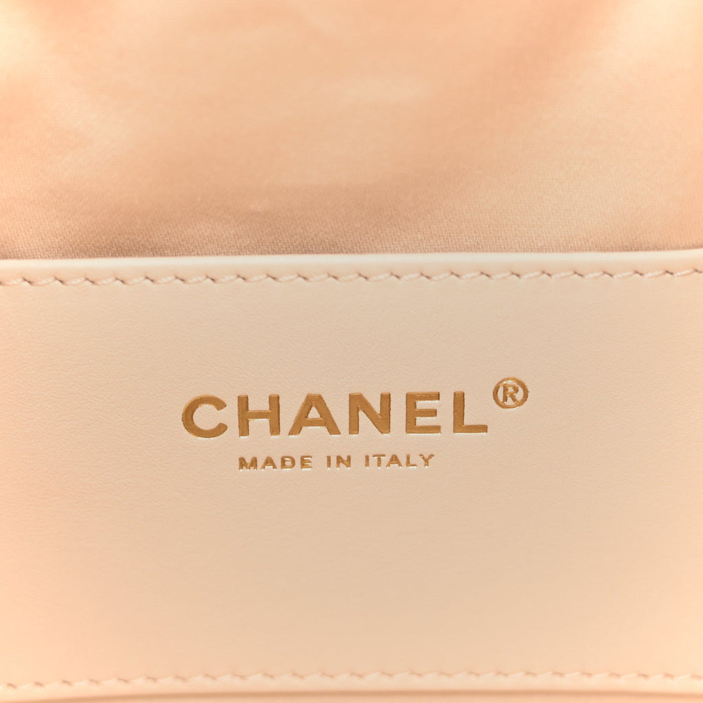 Caviar Quilted Small Chanel 25 Handbag White