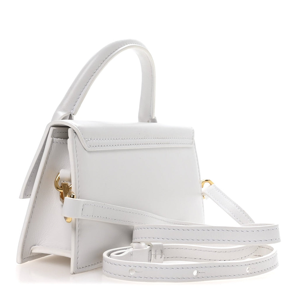 Smooth Calfskin Le Chiquito Long White
