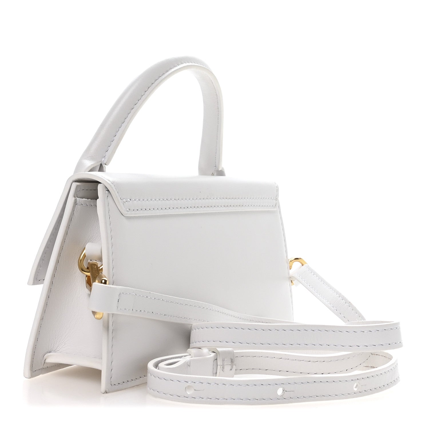 Smooth Calfskin Le Chiquito Long White