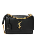Calfskin Medium Monogram Sunset Black