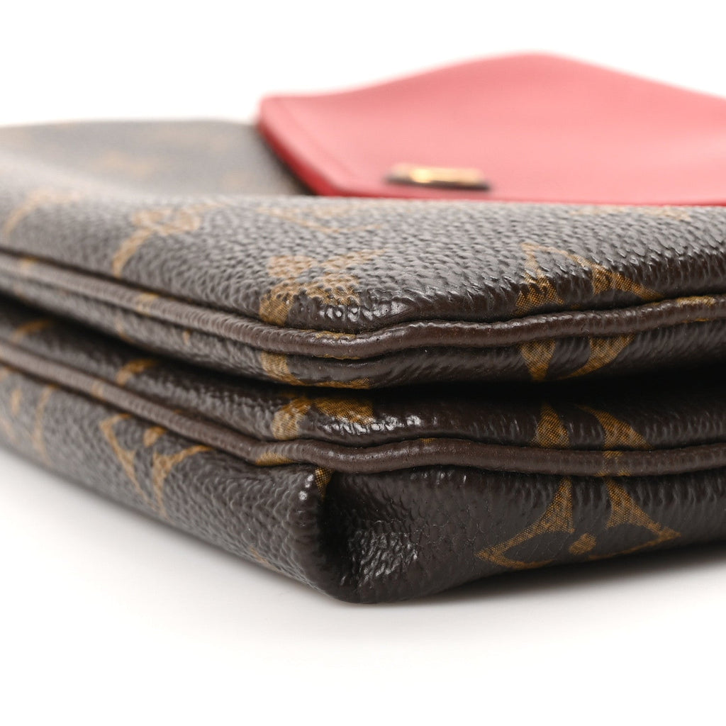 Monogram Twice Pochette Cherry