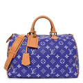 Calfskin Monogram Speedy P9 Bandouliere 40 Amethyst