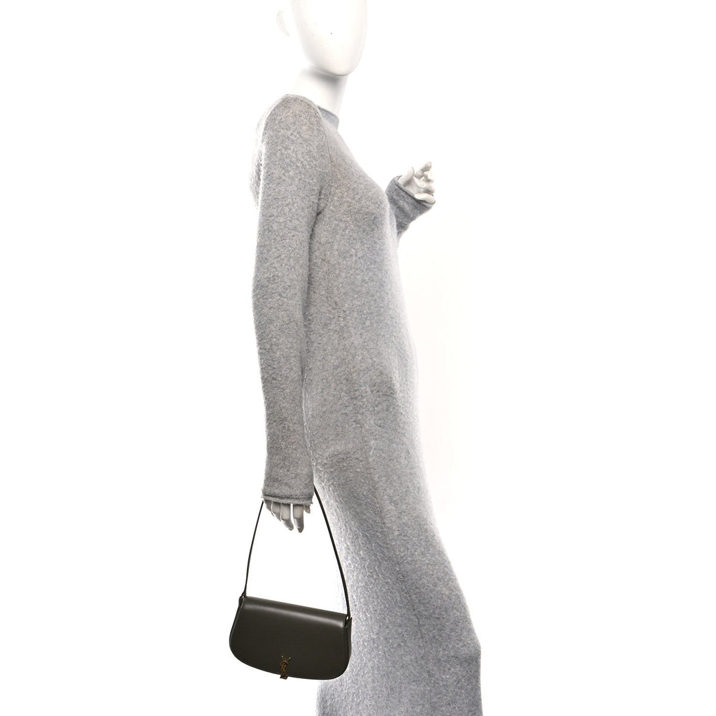 Box Calfskin Mini Voltaire Shoulder Bag Deep Musk