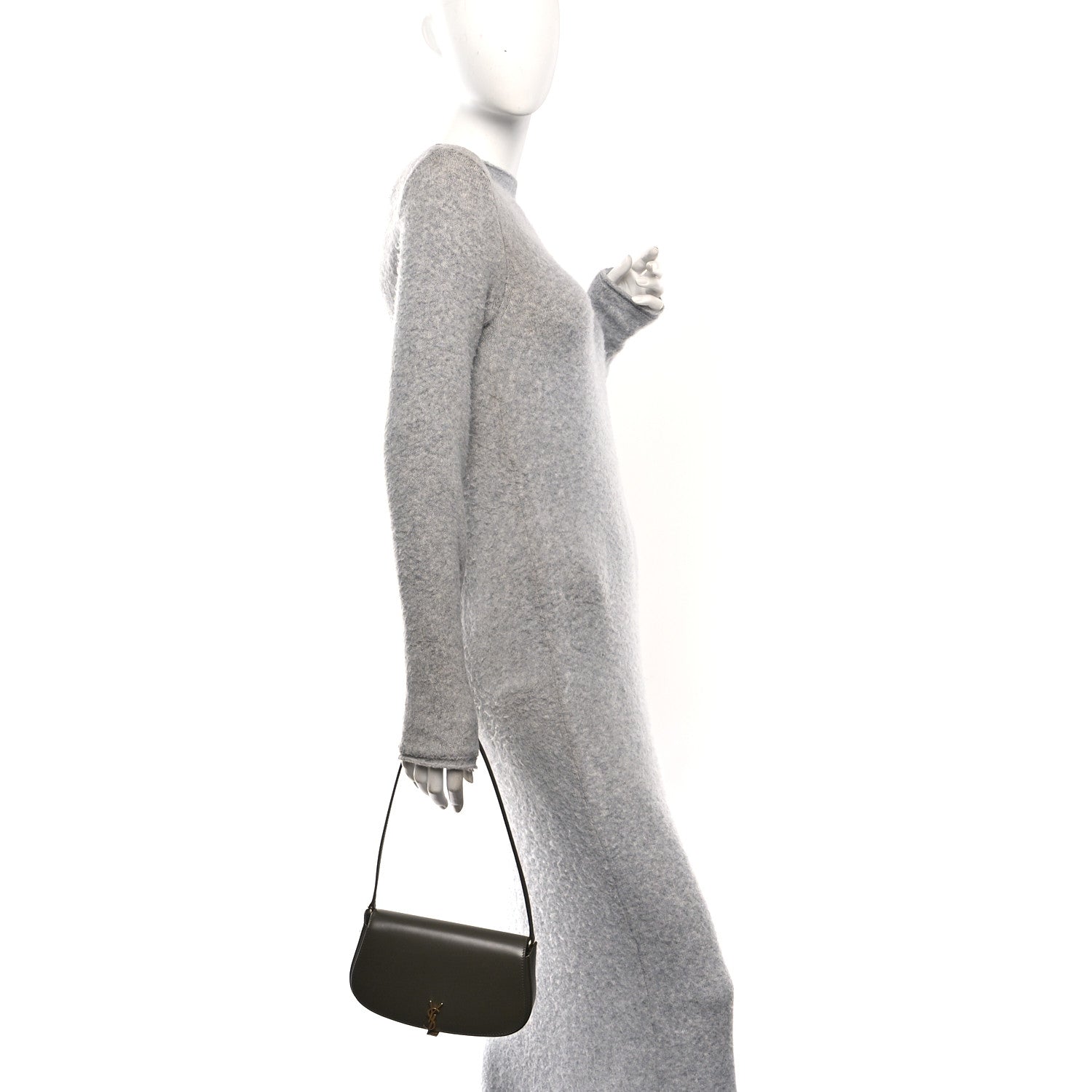 Box Calfskin Mini Voltaire Shoulder Bag Deep Musk