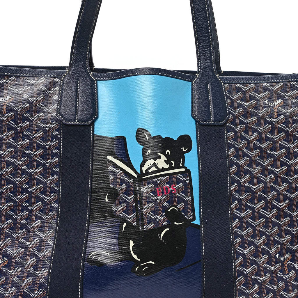 Goyardine Villette Tote Blue