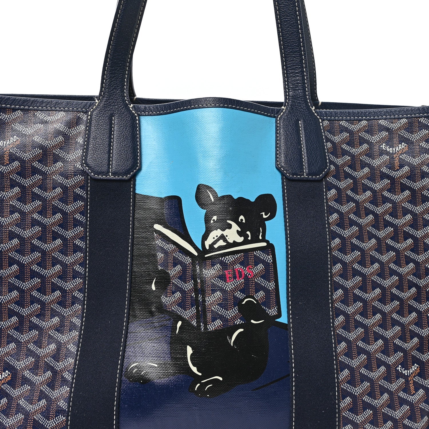 Goyardine Villette Tote Blue