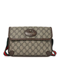 GG Supreme Monogram Neo Vintage Web Belt Bag Brown