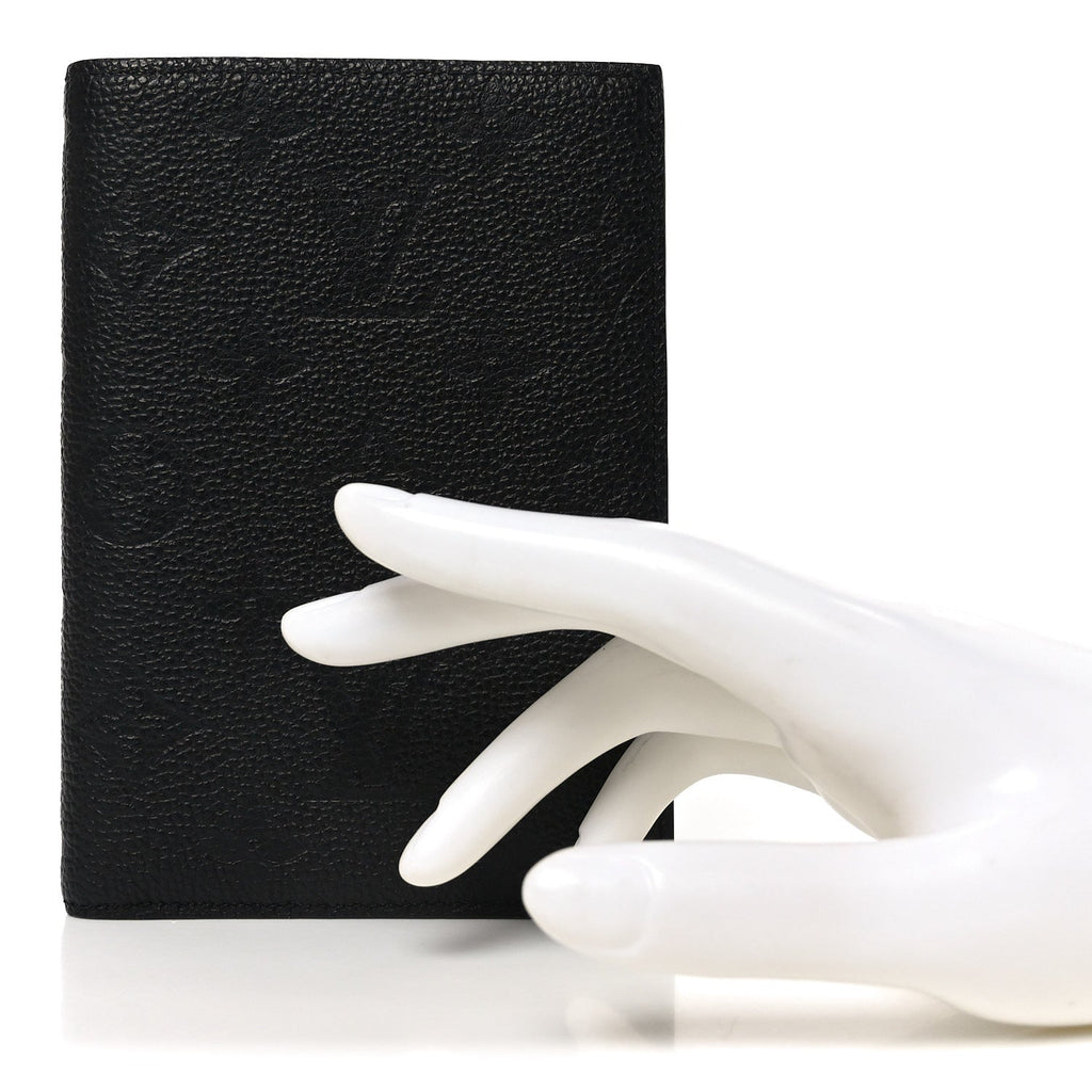 Empreinte Monogram Passport Cover Black
