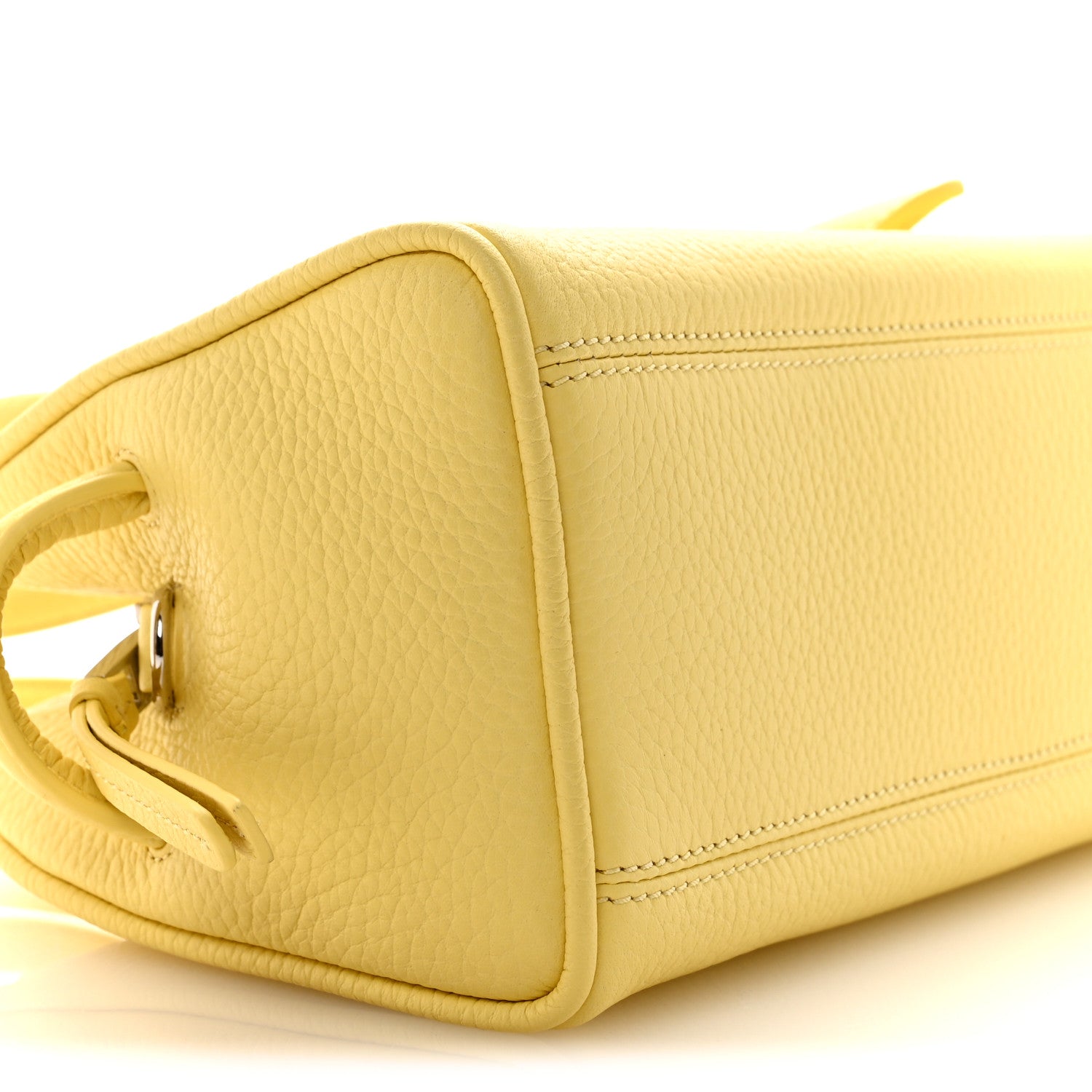 Grained Calfskin Le Petit Turismo Light Yellow
