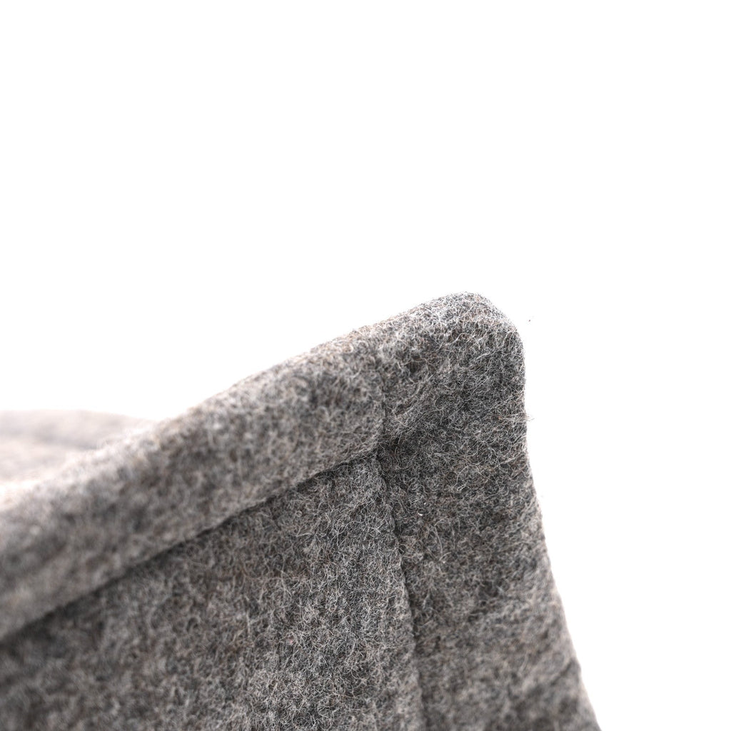 Wool Calfskin Rive Gauche Tote Grey