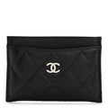 Caviar Quilted  Holder Black