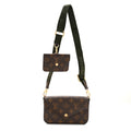 Monogram Felicie Strap & Go Kaki