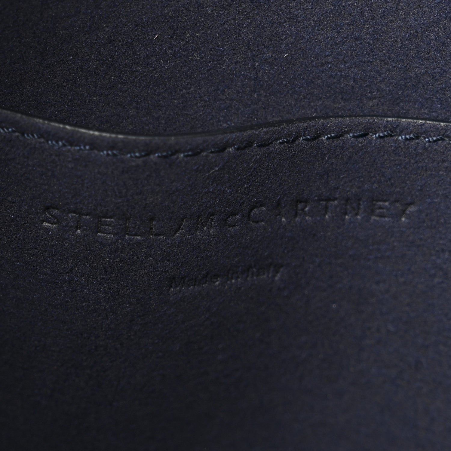 Eco Alter Nappa Perforated Logo Mini Crossbody Navy