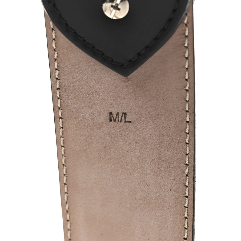 Calfskin Benny Belt M/L 75/30  Black