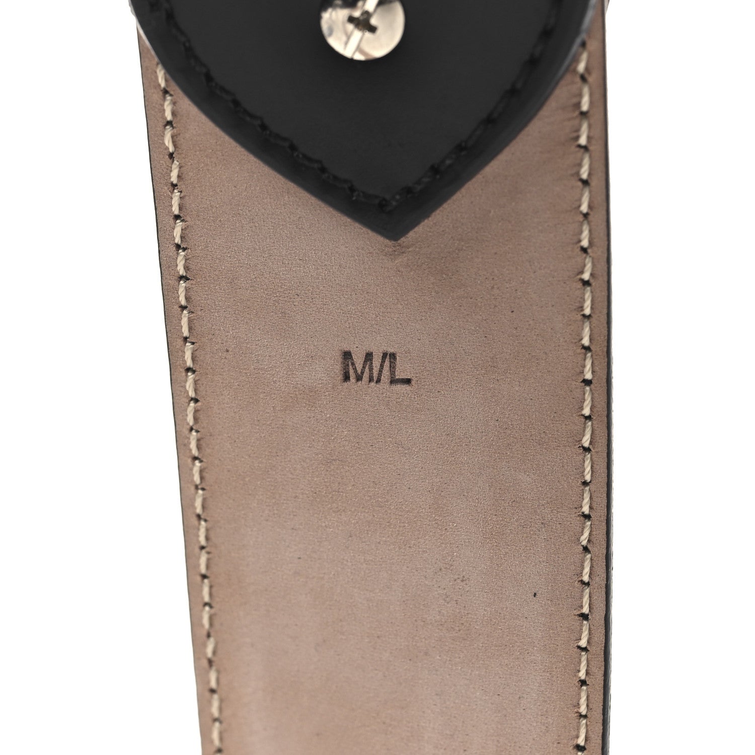 Calfskin Benny Belt M/L 75/30  Black