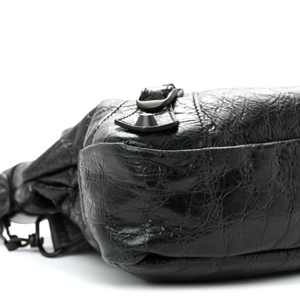 Agneau Arena Classic Hardware Le City First Bag Black