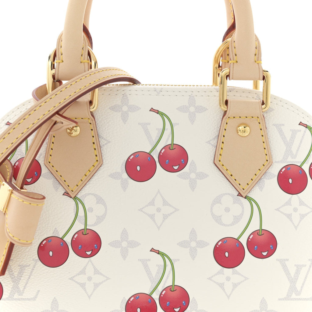 LV X TM Monogram Cerises Alma BB White