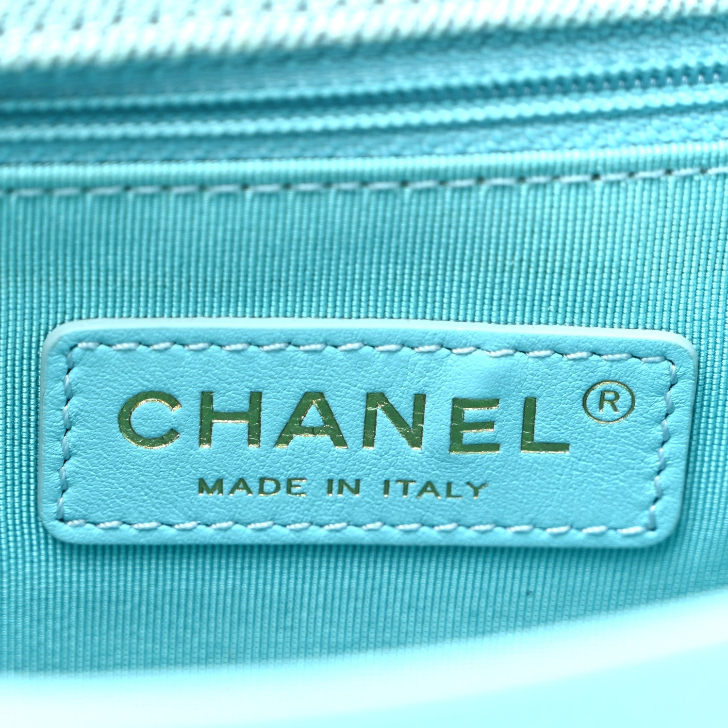 Denim Quilted Small Messenger Flap Neon Blue