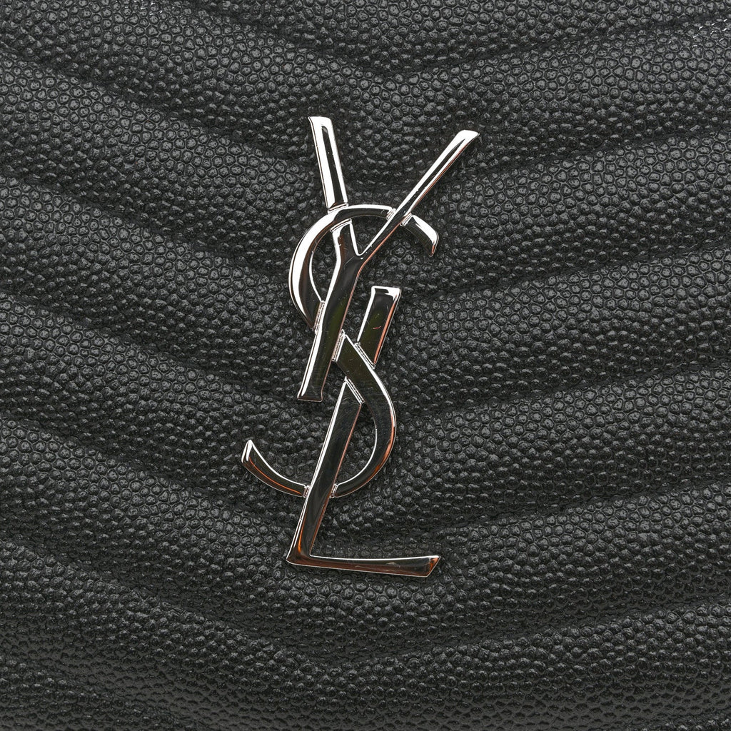 Grain De Poudre Matelasse Monogram Mini Lou Camera Bag Black