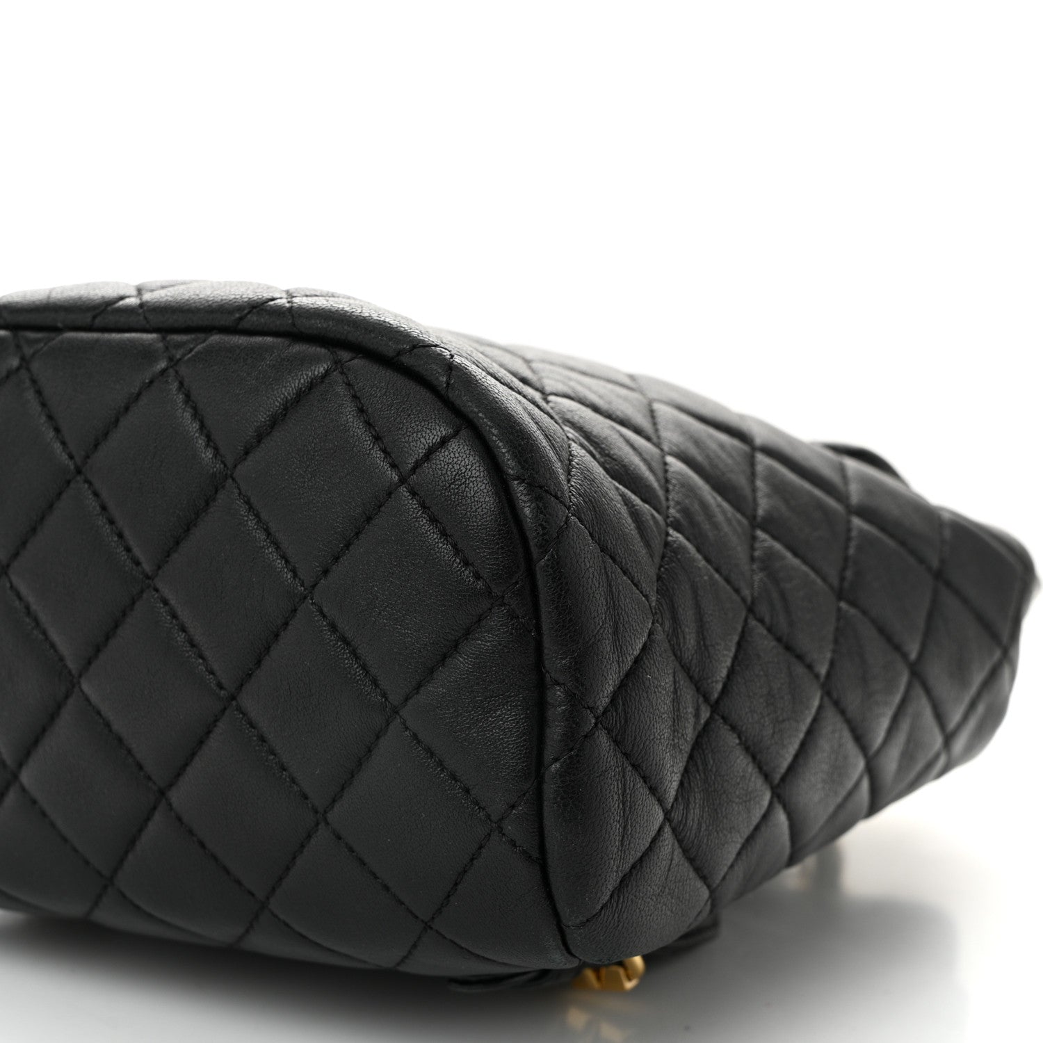 Lambskin Quilted Mini Urban Spirit Backpack Black
