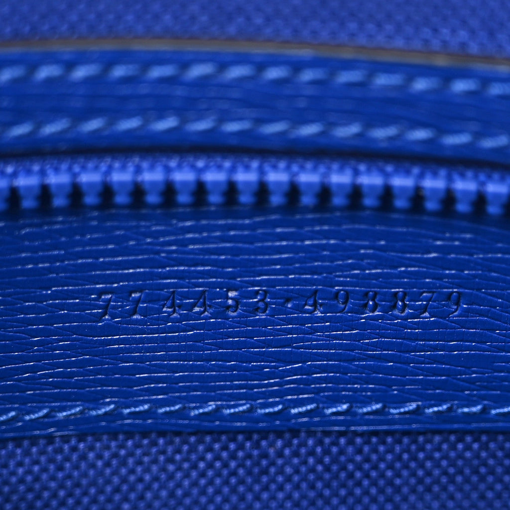New Shanghai Calfskin Interlocking G Logo Camera Crossbody Bag Cobalt Blue Orange