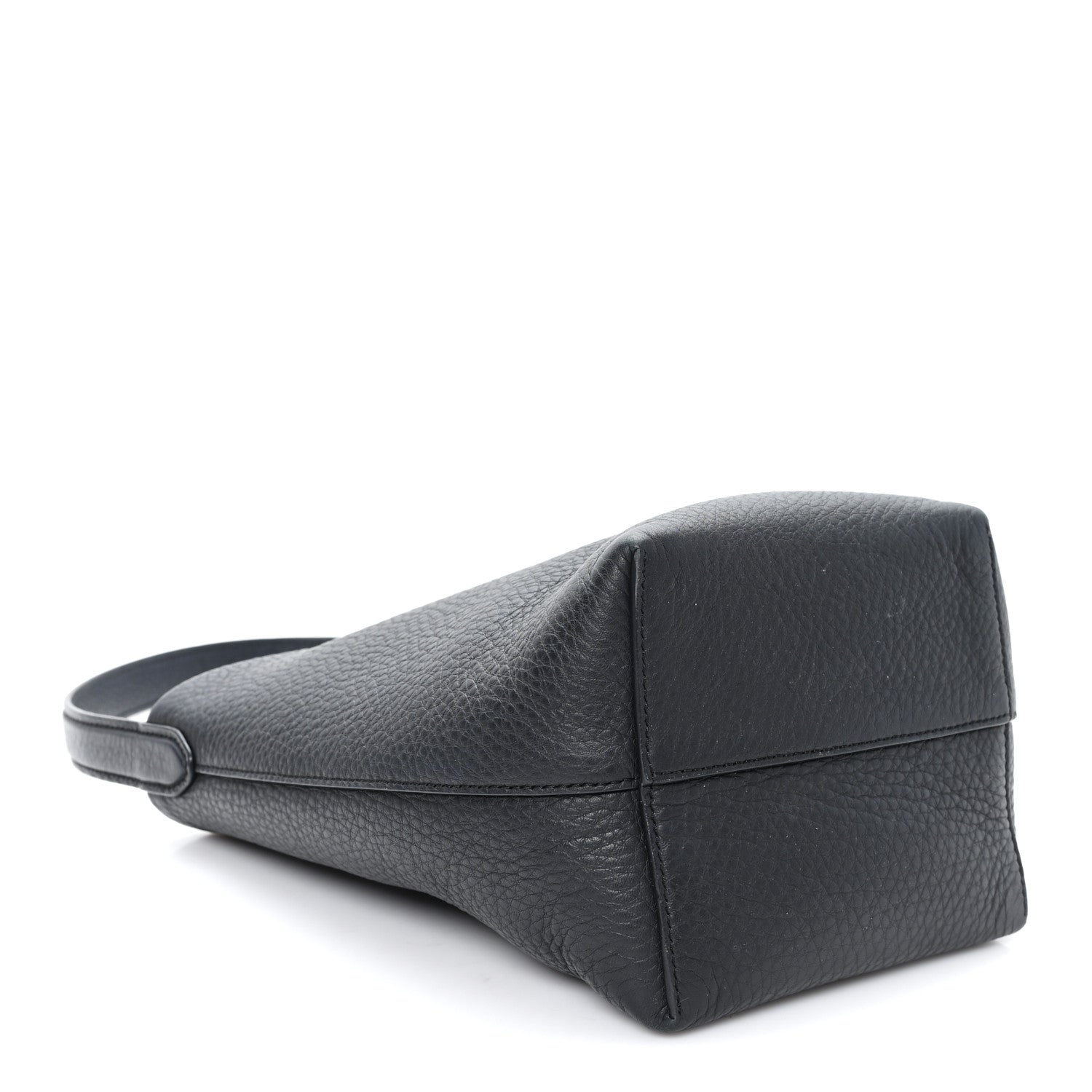 Grained Calfskin Small N/S Park Tote Black