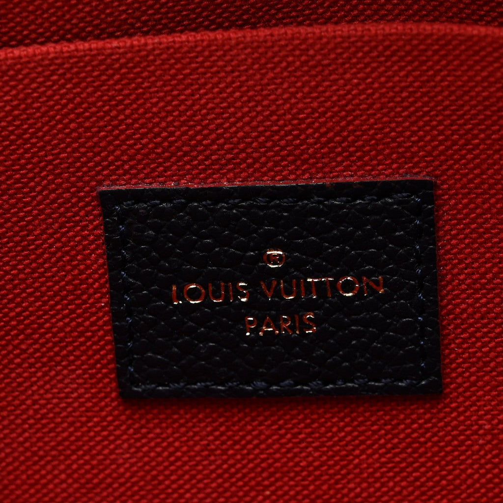 Empreinte Pochette Felicie Chain Wallet Marine Rouge