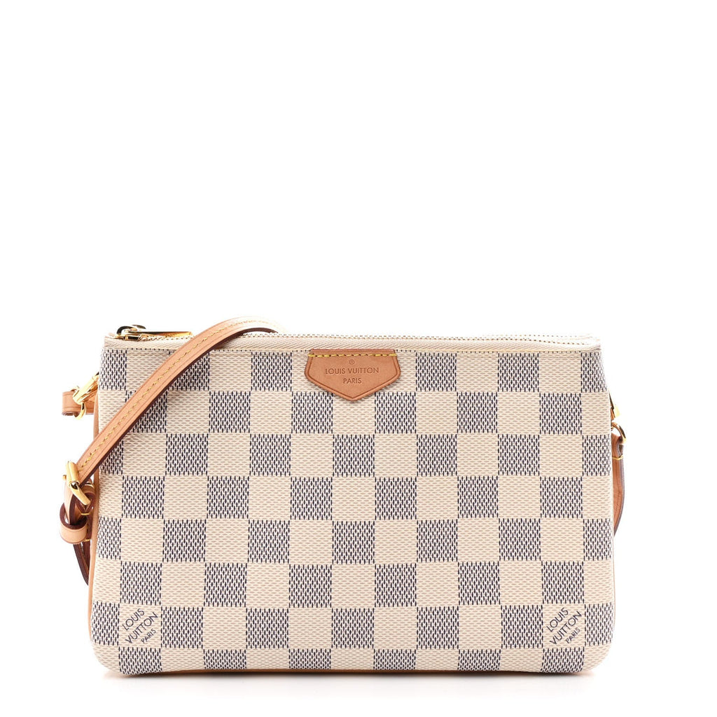 Damier Azur Double Zip Pochette