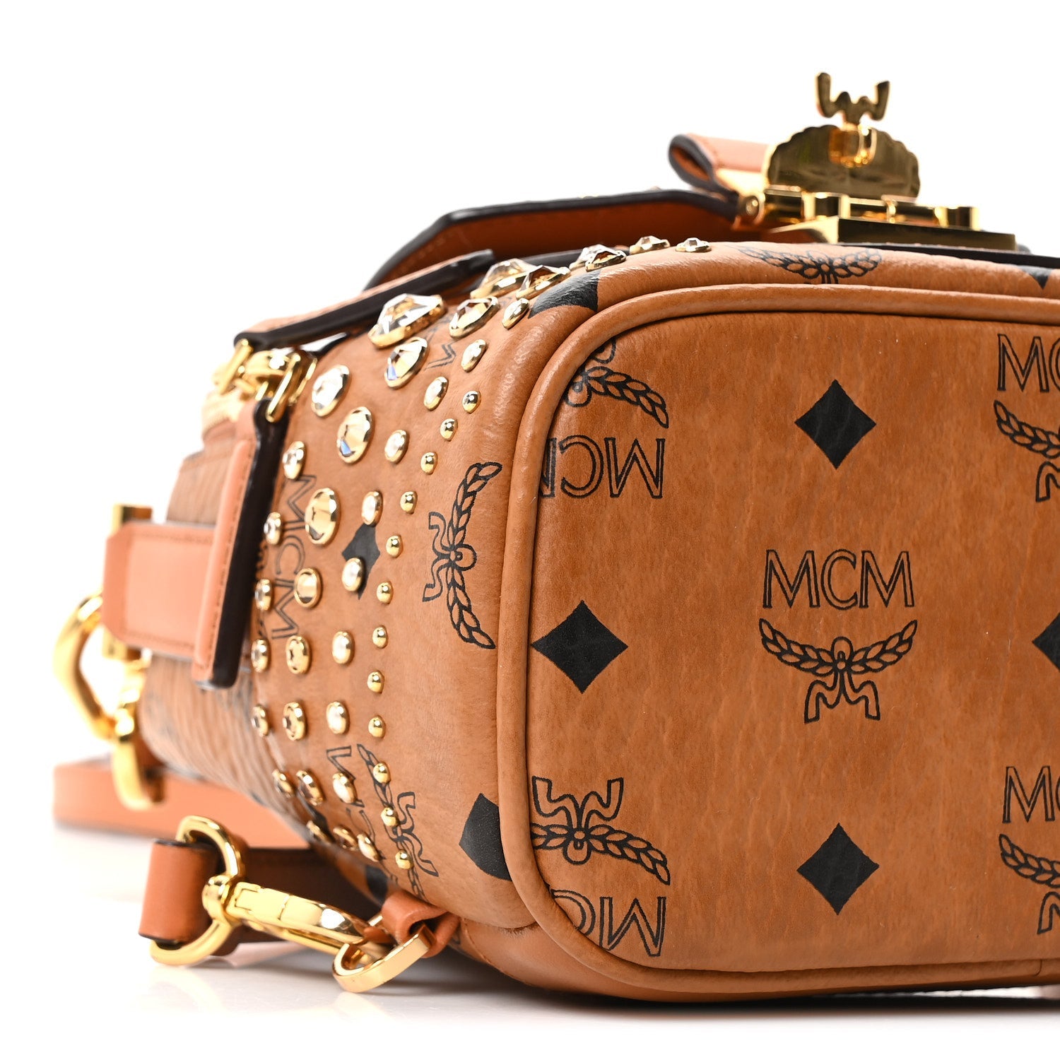 Vistetos Crystal X-Mini Patricia Backpack Cognac