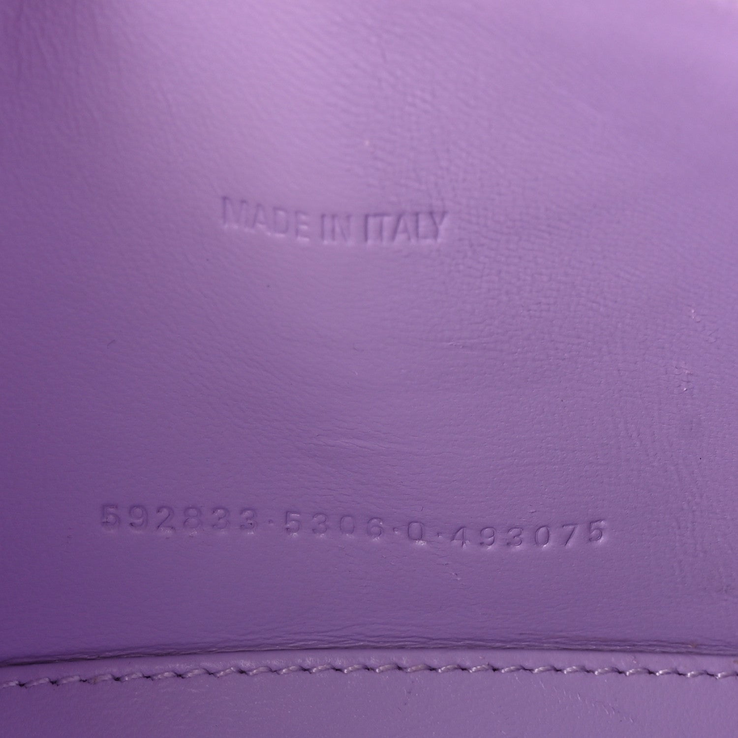 Shiny Calfskin Crocodile Embossed Hourglass Top Handle Bag XS Lilac