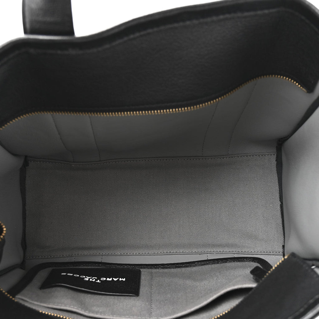 Grained Calfskin Medium The Tote Bag Black