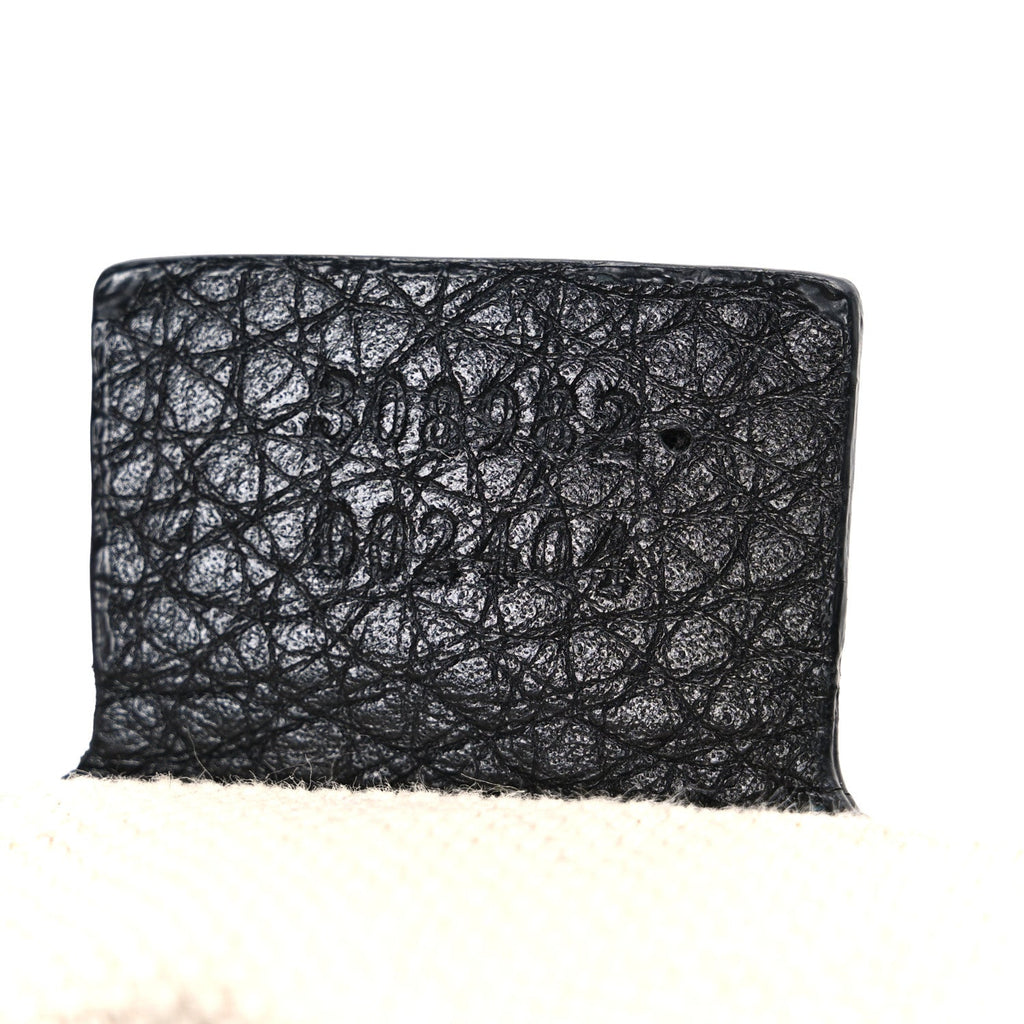 Pebbled Calfskin Medium Soho Chain Shoulder Bag Black