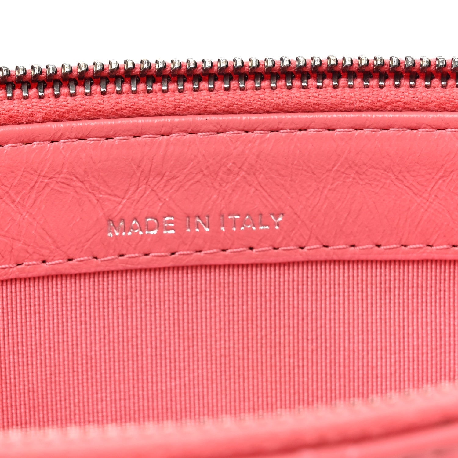 Aged Calfskin Quilted Small Gabrielle Clutch With Chain Pink