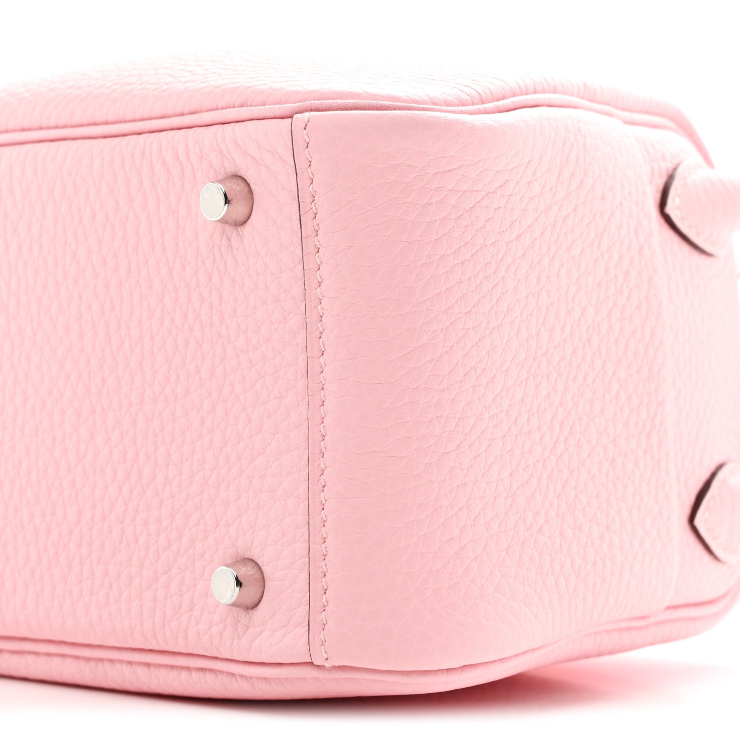 Taurillon Clemence Verso Mini Lindy 20 Rose Sakura Gris Perle