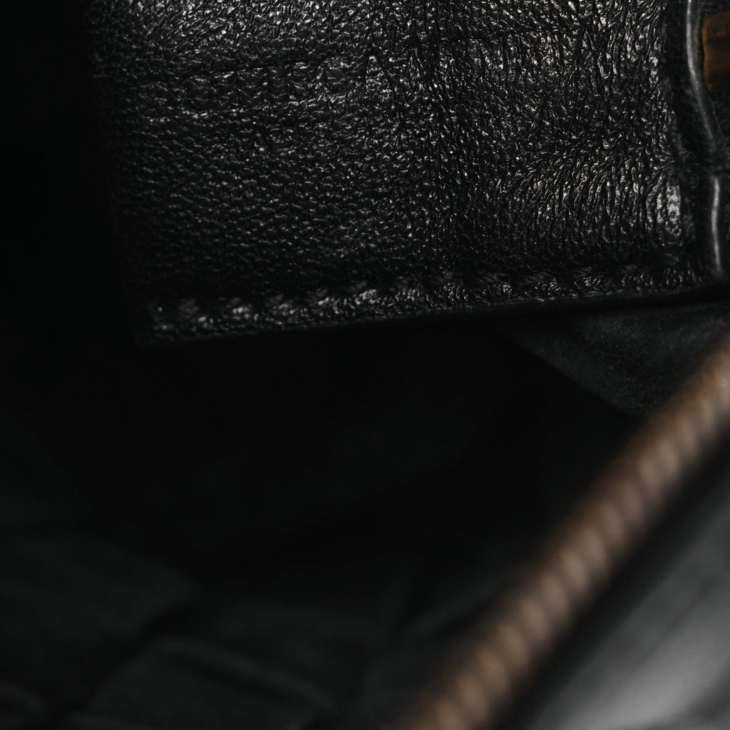 Nappa Intrecciato Mini Loop Camera Bag Black