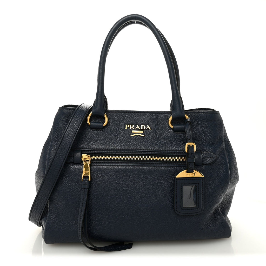 Vitello Phenix Shopping Satchel Baltico