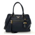 Vitello Phenix Shopping Satchel Baltico