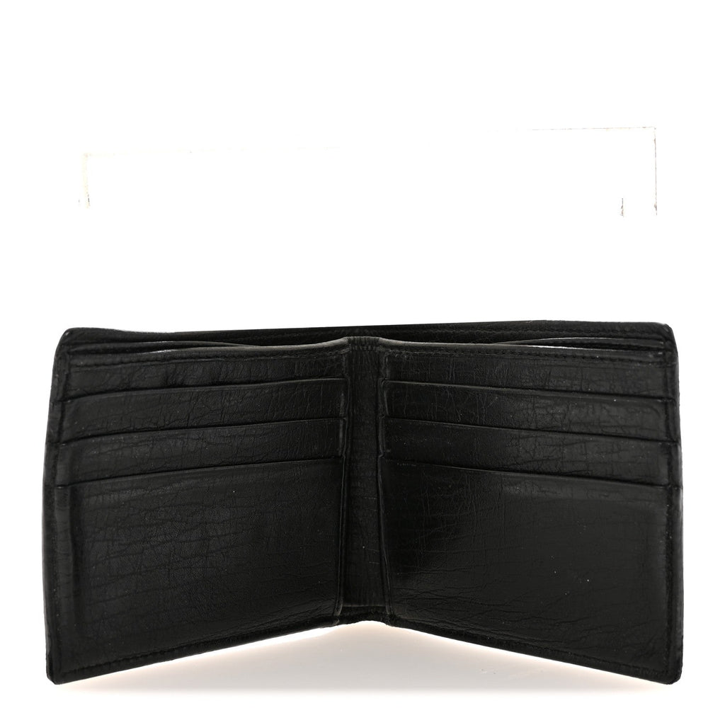 GG Supreme Monogram Bi-Fold Wallet Black